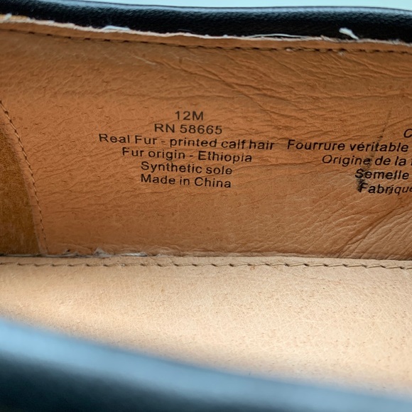 Halogen size 12 loafers made from real calf hair - Picture 3 of 7